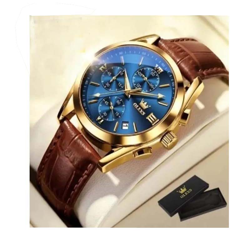 Specification of Leather Waterproof Quartz Fashion Watch for Men