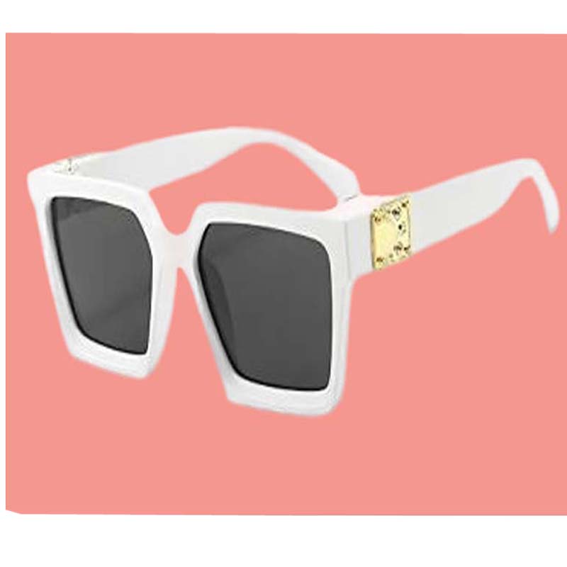 Rectangle Style Sunglasses (white color frame)- 1Pieces