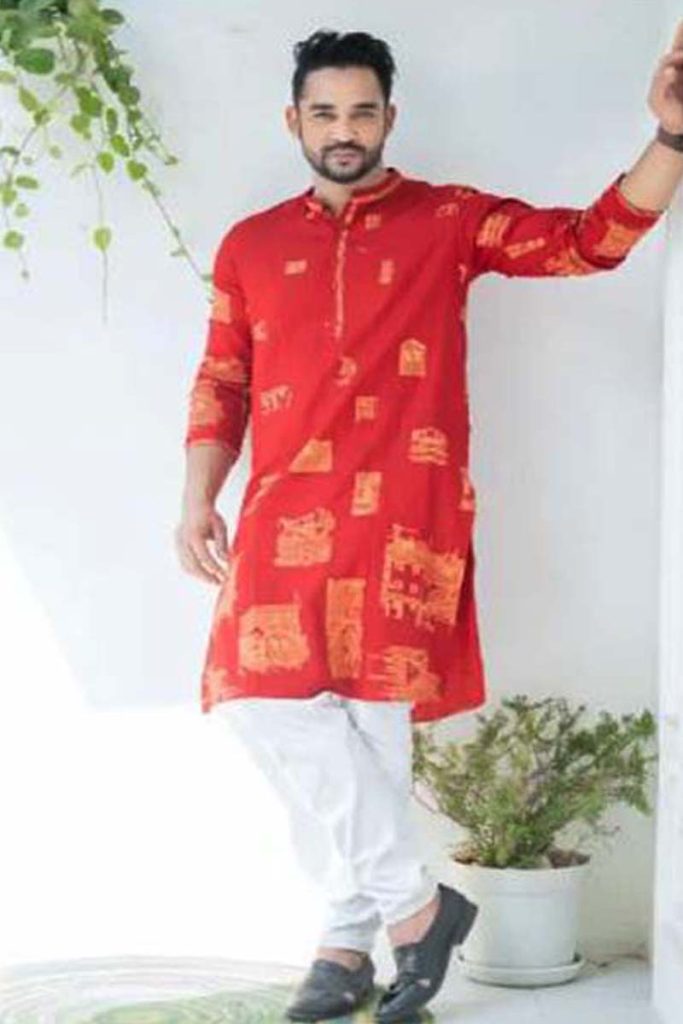 100% Cotton Panjabi for Men