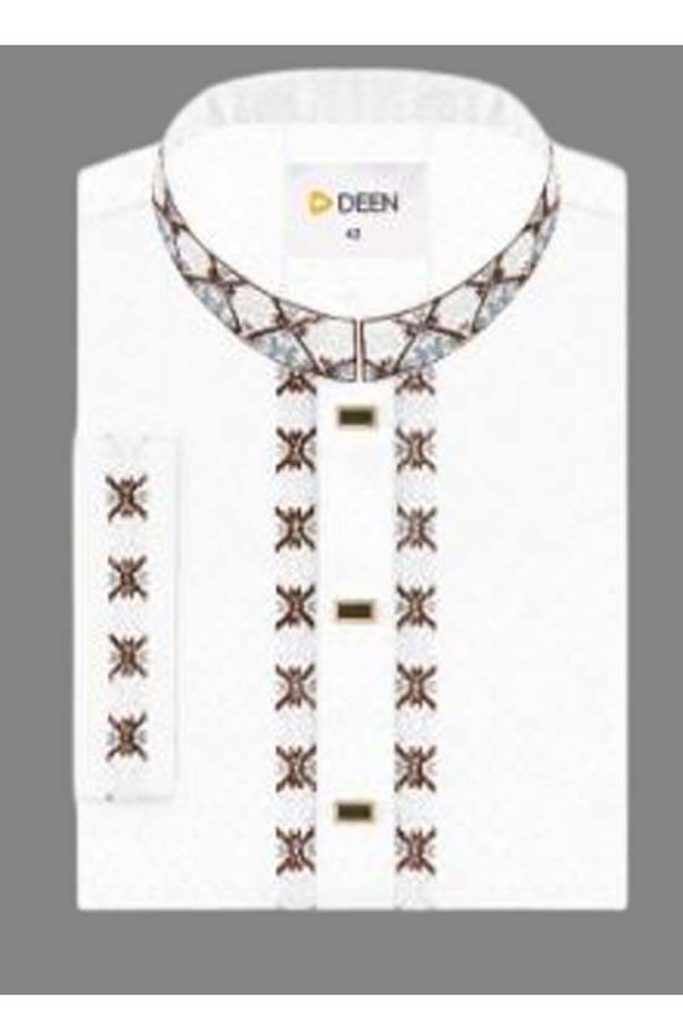 Deen Brand Embroidered Cotton Panjabi