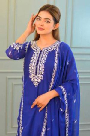 Soft Jorjet Embroidered 2pcs