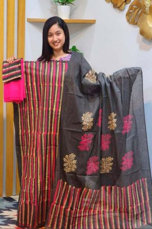 বুটিক থ্রি পিস (সুতি)