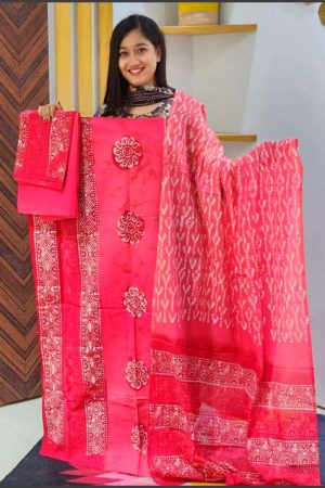 বুটিক থ্রি পিস (সুতি)