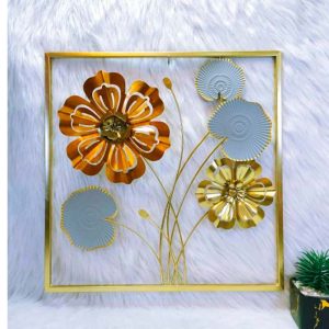 Metal Flower Wall Art-1 Fram