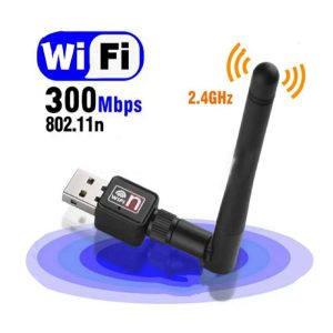 USB WiFi 300MBPS Receiver With High Speed Antenna -1pcs