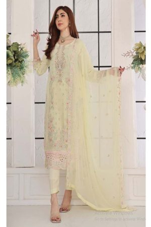 MAHAPARA Luxury Embroidered Chiffon Collection (022)
