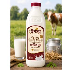 100% pure cow milk 1ltr