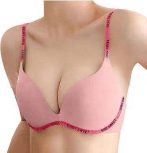 Baby Sweet V Neck Bra Pink Color