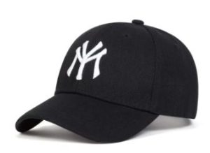 Trendy Cap - Logo Printed Cotton Cap for Man (Black)