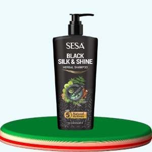 SESA Black Silk & Shine Herbal Shampoo 500ml