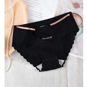 Seamless Panty (lucky everyday) Black Color-1pc